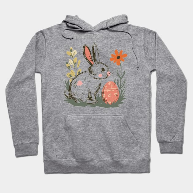 Cute Easter Bunny Hoodie by DragonDream